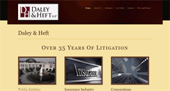 Desktop Screenshot of daleyheft.com